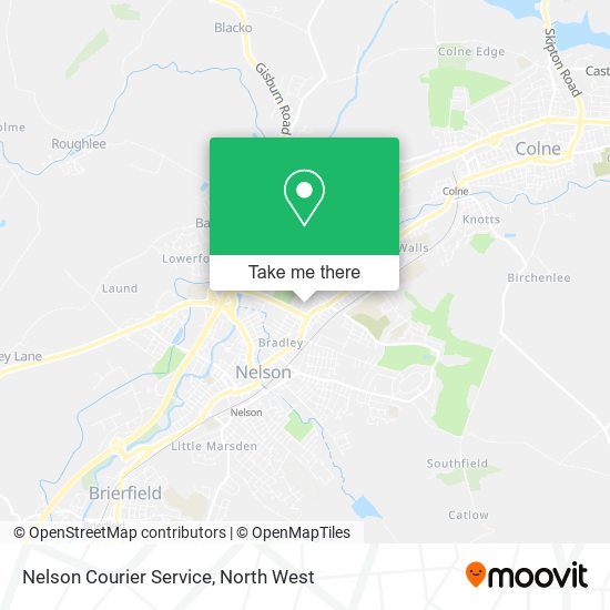 Nelson Courier Service map