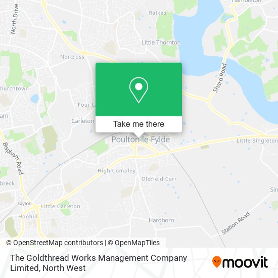 The Goldthread Works Management Company Limited map