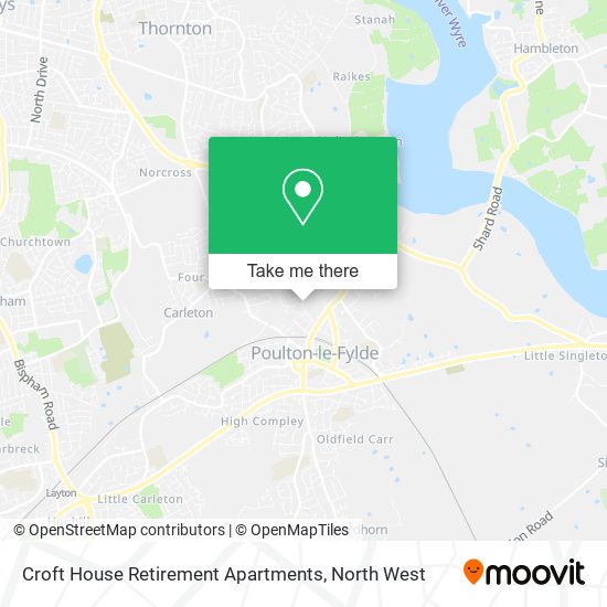 Croft House Retirement Apartments map