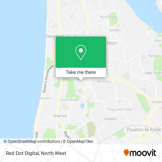 Red Dot Digital map