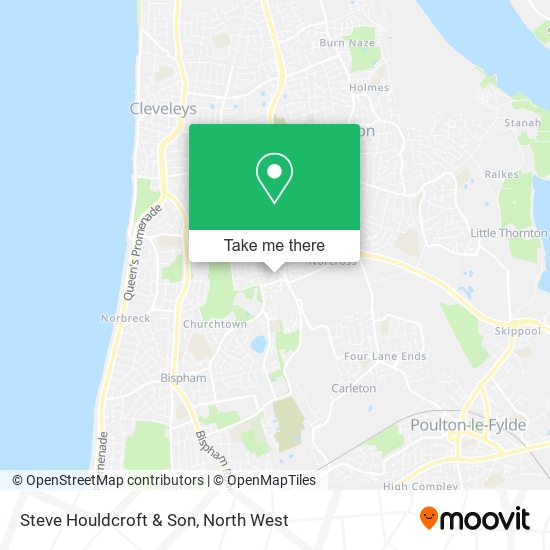 Steve Houldcroft & Son map