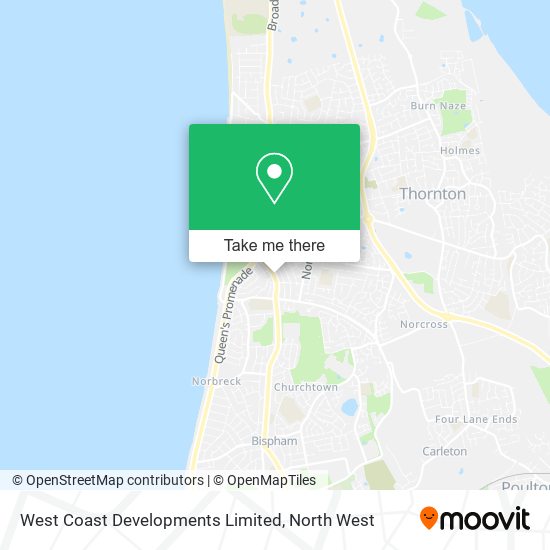 West Coast Developments Limited map