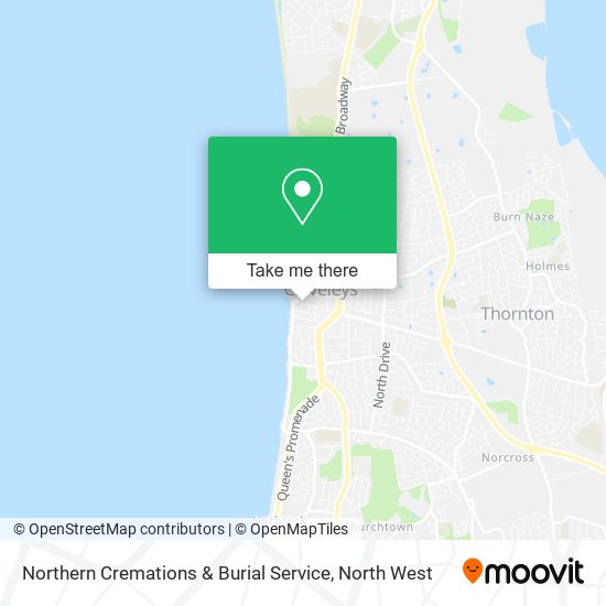 Northern Cremations & Burial Service map