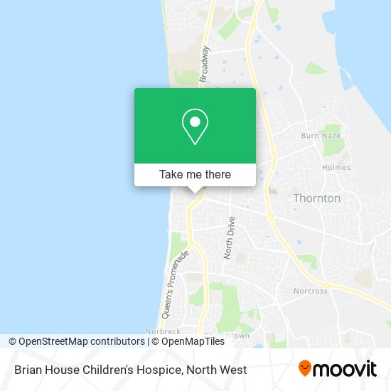 Brian House Children's Hospice map
