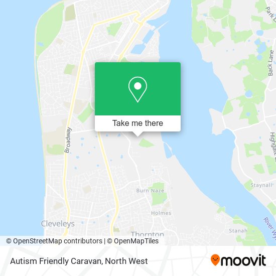 Autism Friendly Caravan map