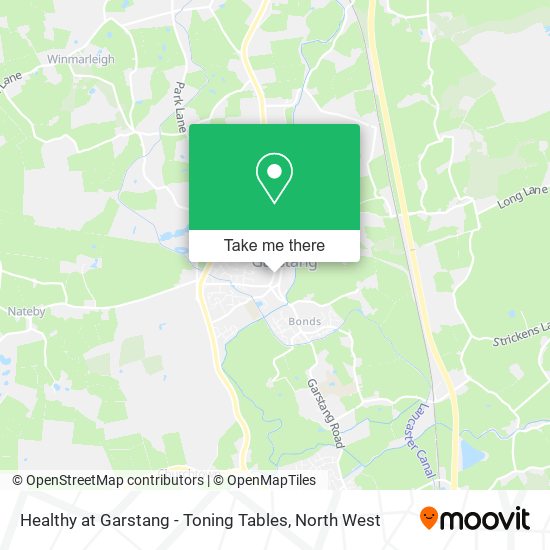 Healthy at Garstang - Toning Tables map