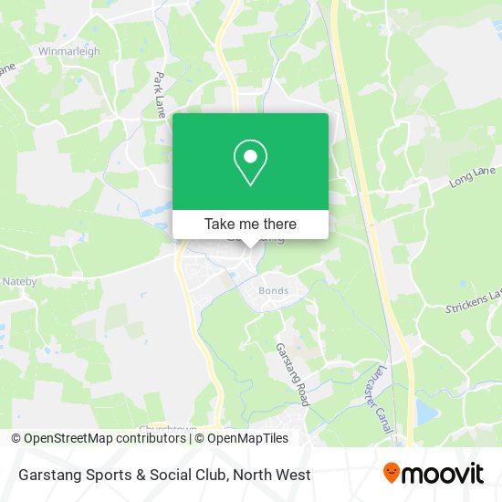 Garstang Sports & Social Club map