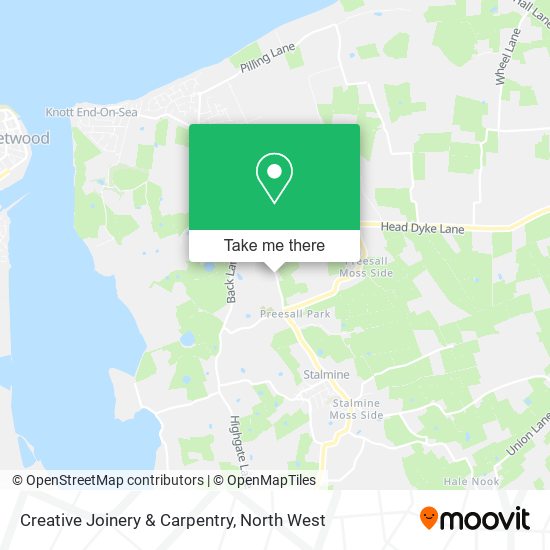 Creative Joinery & Carpentry map