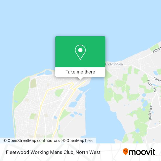 Fleetwood Working Mens Club map
