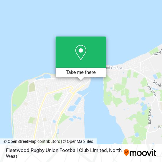 Fleetwood Rugby Union Football Club Limited map