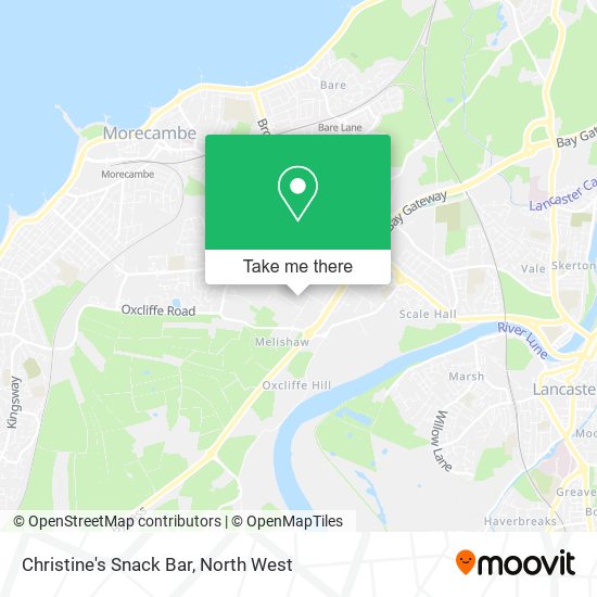 Christine's Snack Bar map