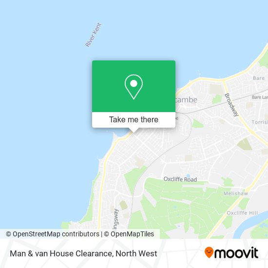Man & van House Clearance map