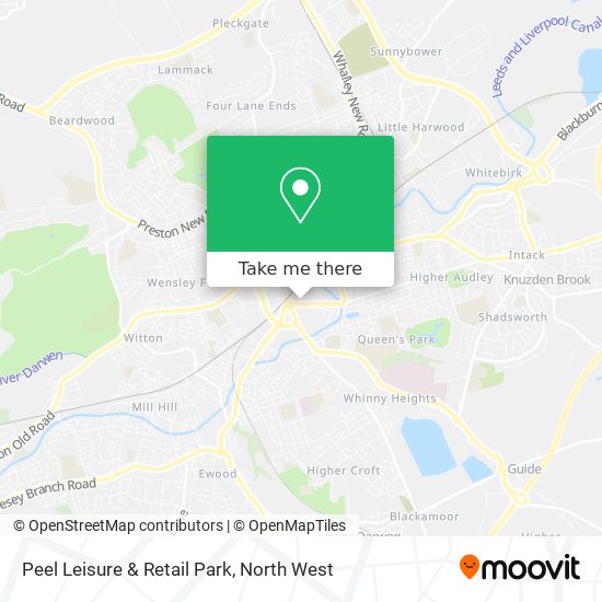 Peel Leisure & Retail Park map