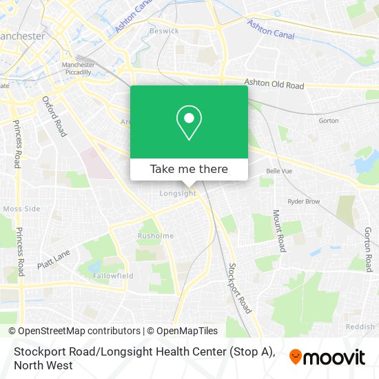 Stockport Road / Longsight Health Center (Stop A) map