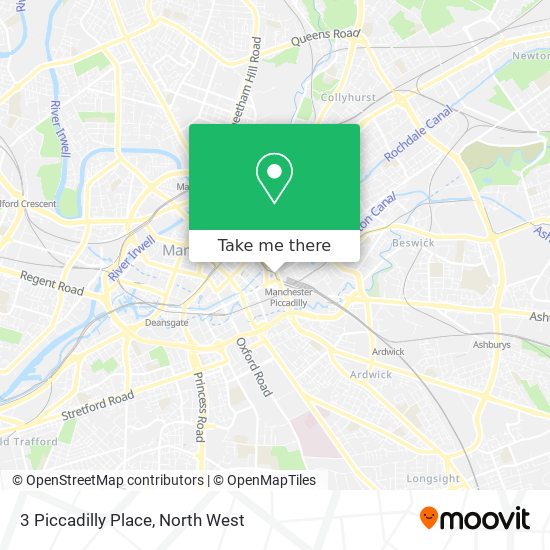 3 Piccadilly Place map