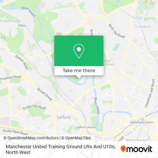 Manchester United Training Ground U9s And U10s map