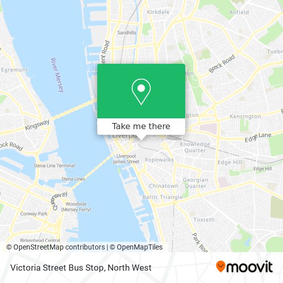 Victoria Street Bus Stop map