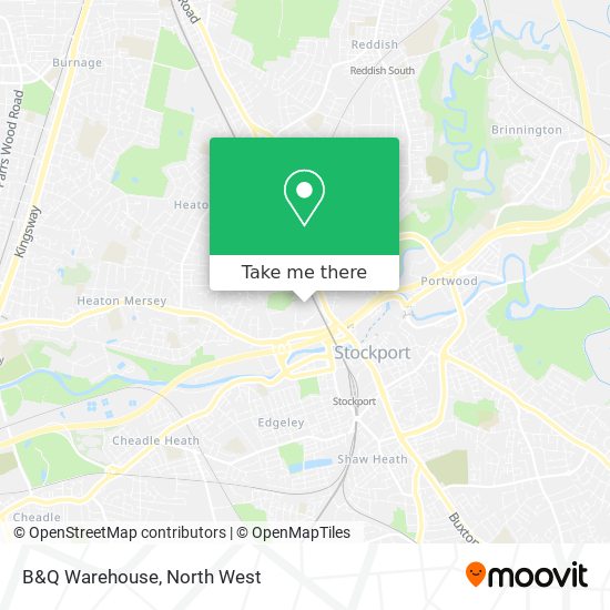 B&Q Warehouse map