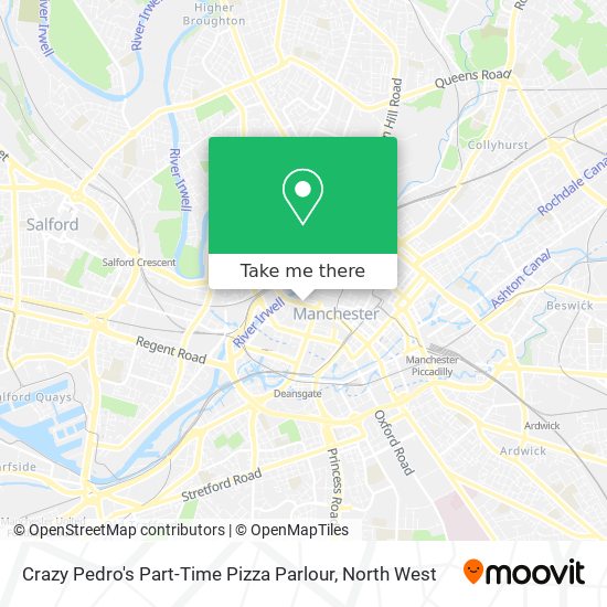 Crazy Pedro's Part-Time Pizza Parlour map