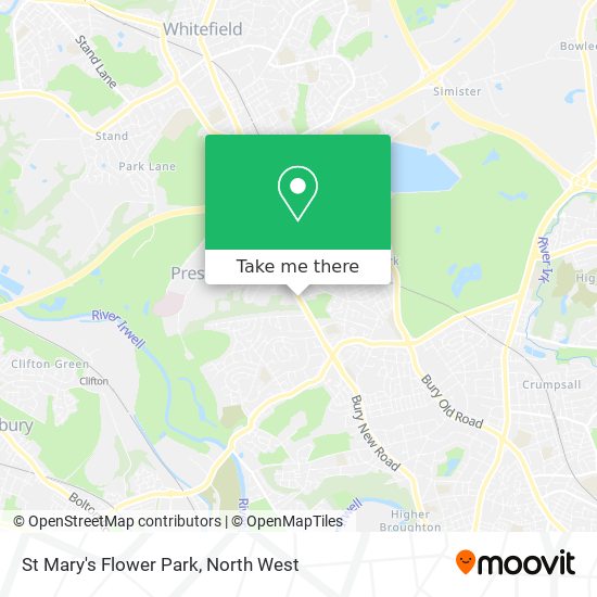 St Mary's Flower Park map