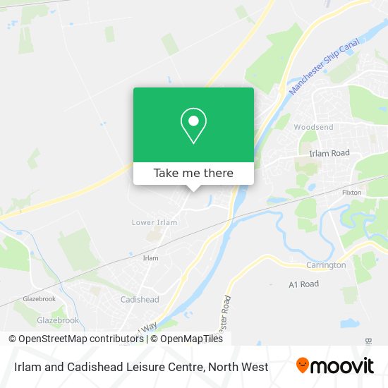 Irlam and Cadishead Leisure Centre map