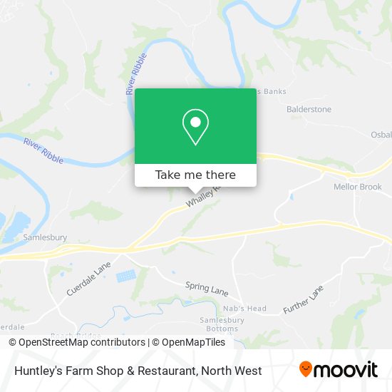 Huntley's Farm Shop & Restaurant map