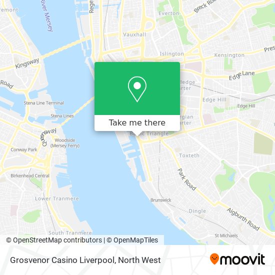 Grosvenor Casino Liverpool map