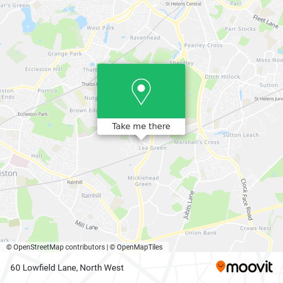 60 Lowfield Lane map