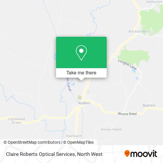 Claire Roberts Optical Services map