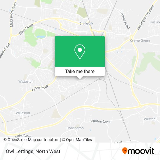 Owl Lettings map