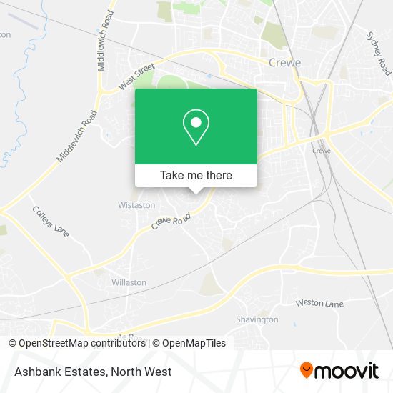 Ashbank Estates map