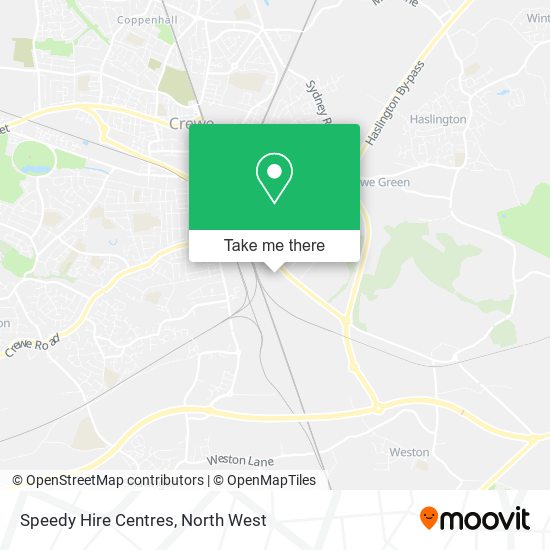 Speedy Hire Centres map