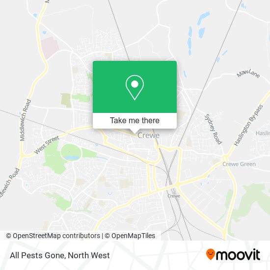 All Pests Gone map