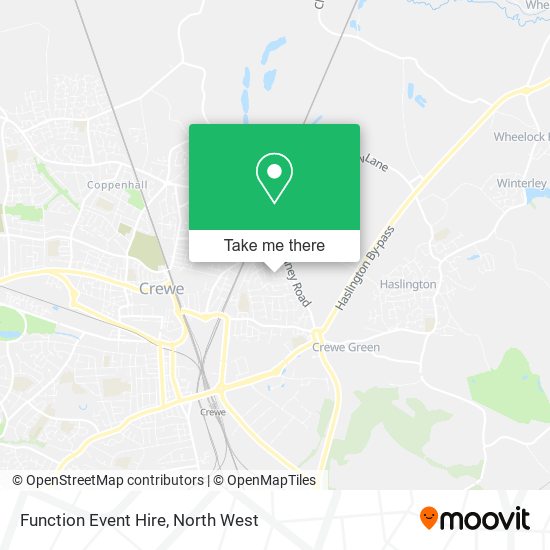 Function Event Hire map