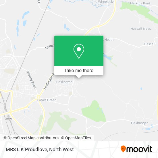 MRS L K Proudlove map