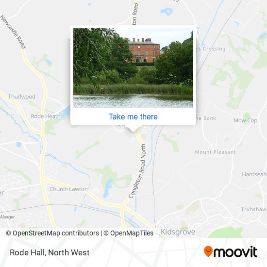 Rode Hall map
