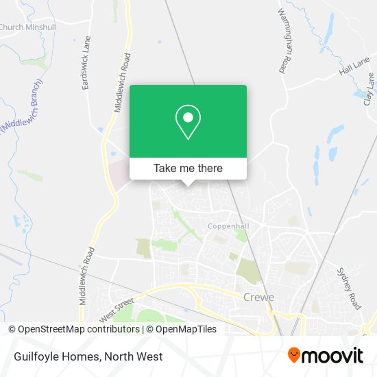 Guilfoyle Homes map