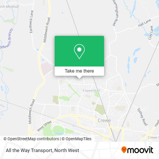 All the Way Transport map