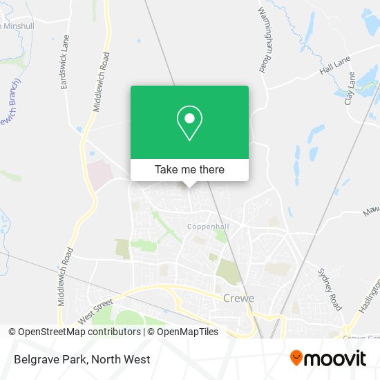 Belgrave Park map