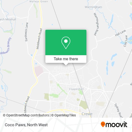 Coco Paws map