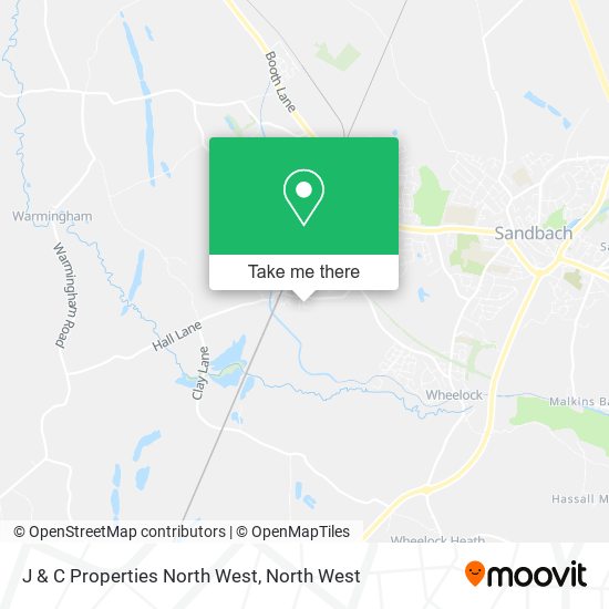 J & C Properties North West map