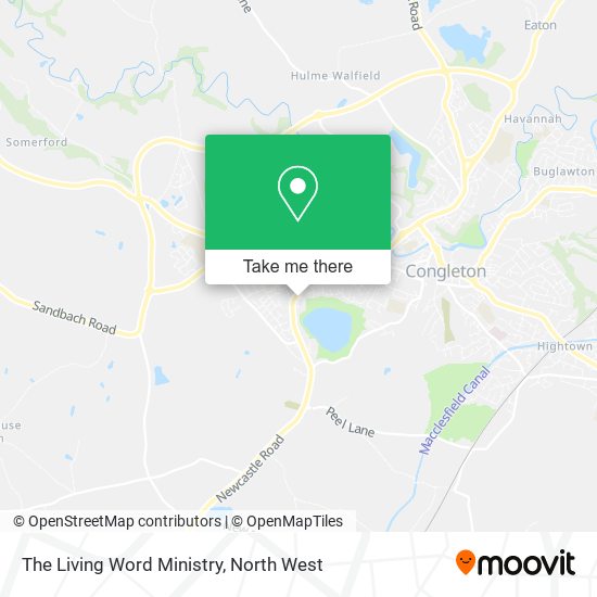 The Living Word Ministry map