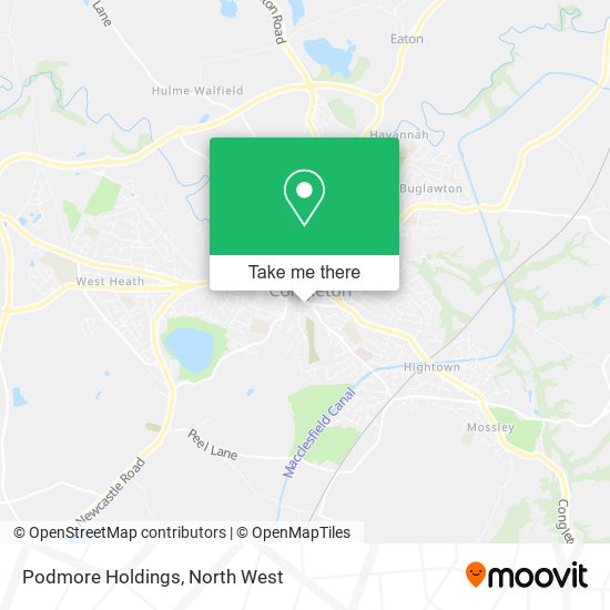 Podmore Holdings map