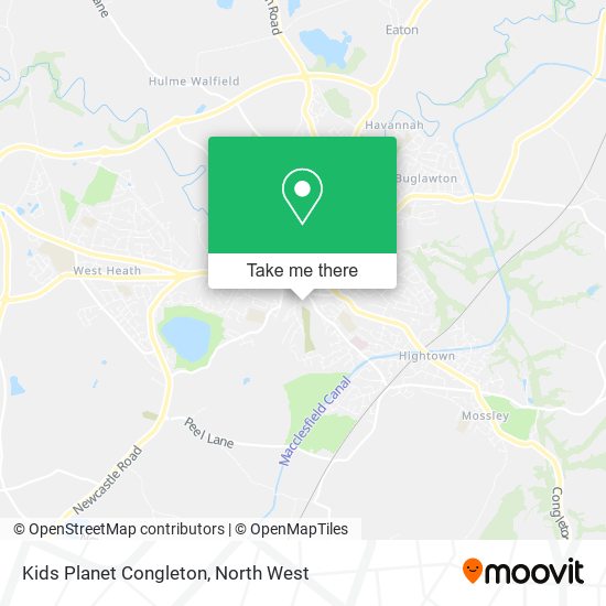 Kids Planet Congleton map