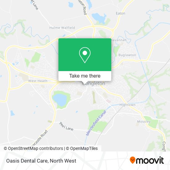 Oasis Dental Care map