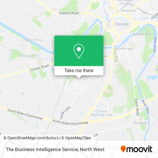 The Business Intelligence Service map