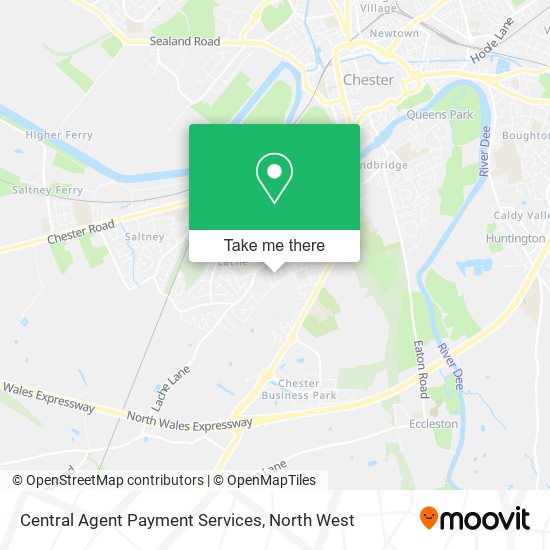 Central Agent Payment Services map