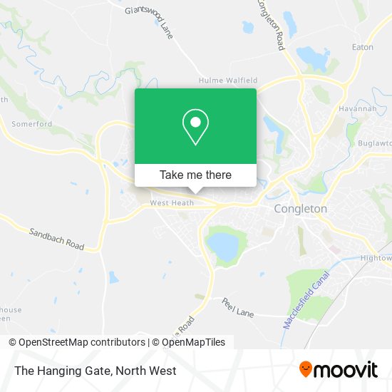 The Hanging Gate map