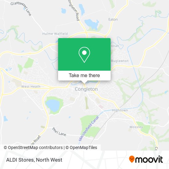 ALDI Stores map