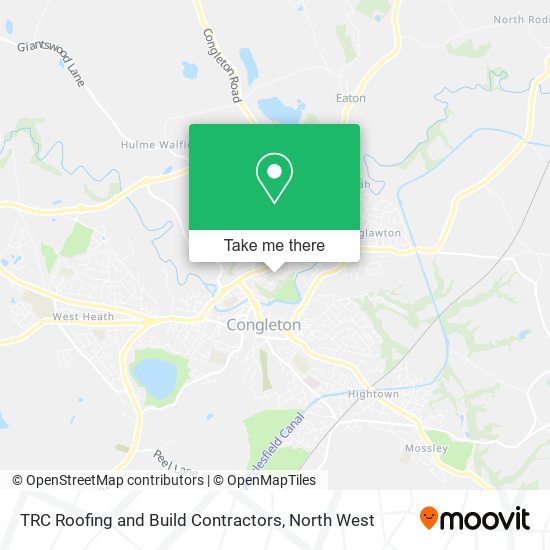 TRC Roofing and Build Contractors map